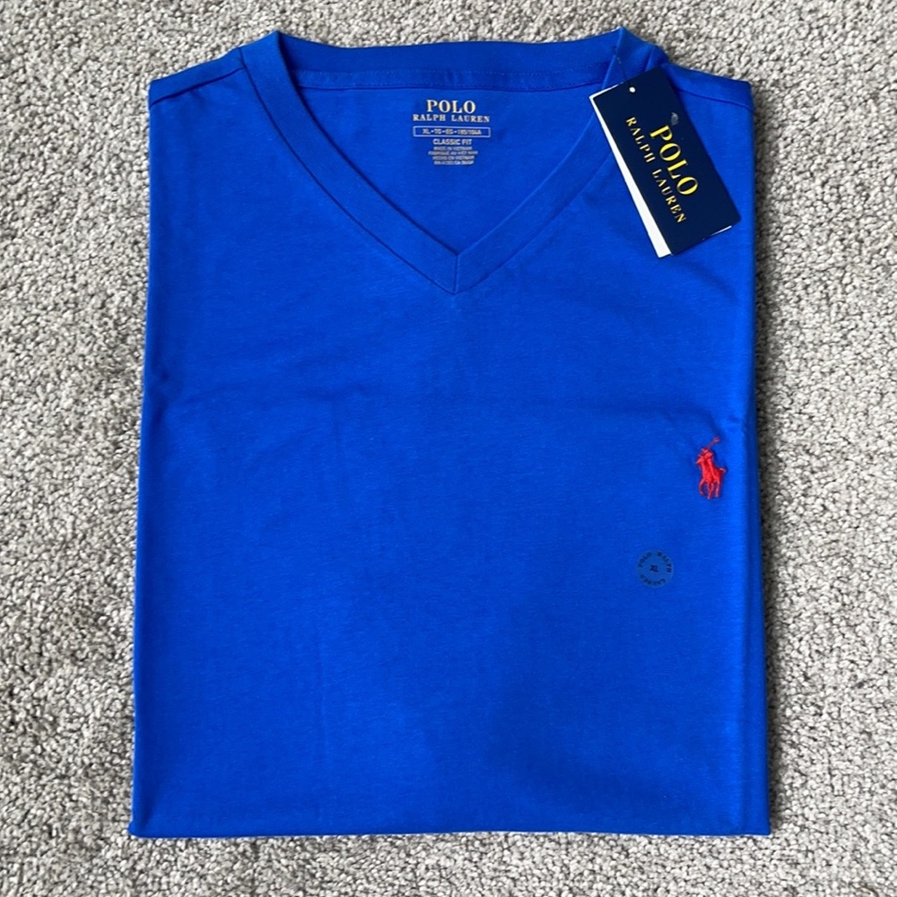Authentic Polo Ralph Lauren Classic Fit V-Neck Tee